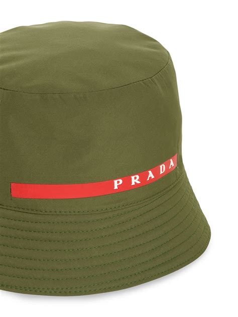 bucket hut prada|Prada bucket hat on sale.